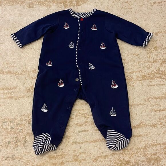 NWOT Little Me Footie Jumpsuit Romper Pajamas Onesie 3 Months - Picture 2 of 5